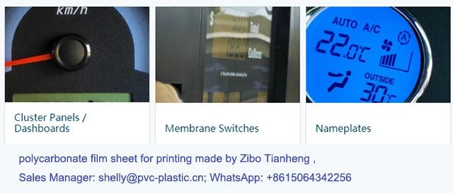 POLYCARBONATE SHEET FILM FOR PRINTING